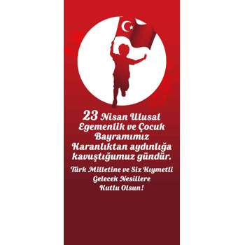 23 Nisan Neşesi Temalı Hediyelik Kart