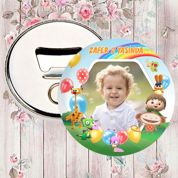 Baby Tv Ekip Temalı Resimli Magnet Açacak