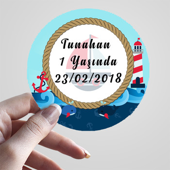 Denizci 2 Temalı Sticker