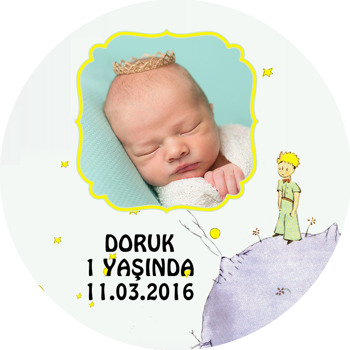 Küçük Prens Klasik Temalı Resimli Sticker