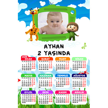 Baby Tv  Temalı Takvim Magnet