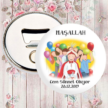 Sünnet Çocuğu Temalı Magnet Açacak