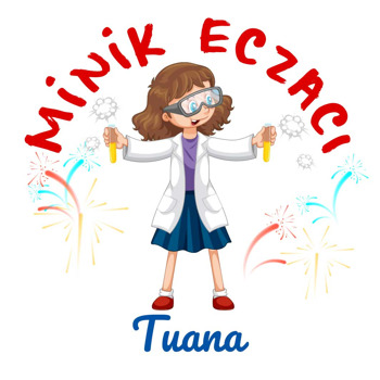 Minik Eczacı Kız Çocuk Temalı Sticker