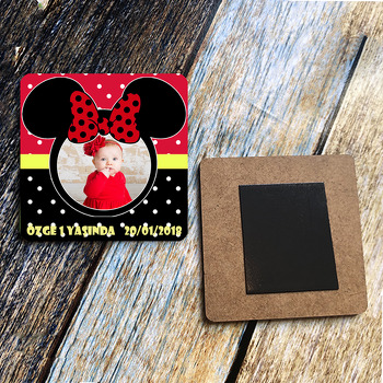 Minnie Mouse Temalı Hediye Magnet