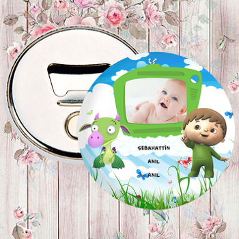 Baby Tv Temalı Fotoğraflı Magnet Açacak