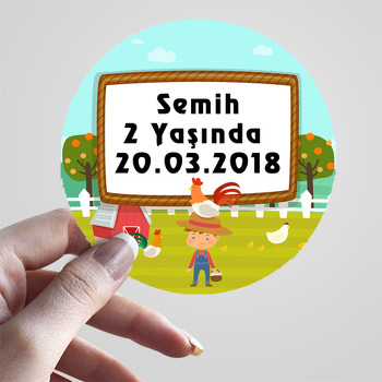 Ali Baba ve Çiftlik Temalı Sticker