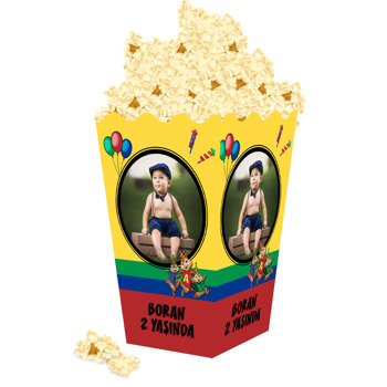 Alvin ve Sincaplar Temalı Popcorn Kutusu