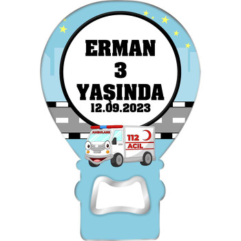 Ambulans Temalı Balon Magnet Açacak