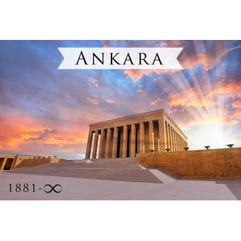 Ankara Anıtkabir ile Şehirler Temalı Magnet