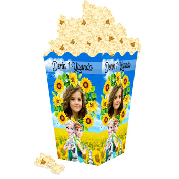 Anna Ve Elsa Temalı Popcorn Kutusu