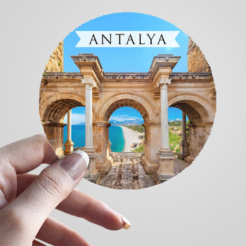 Antalya Üçkapılar ile Şehirler Temalı Sticker