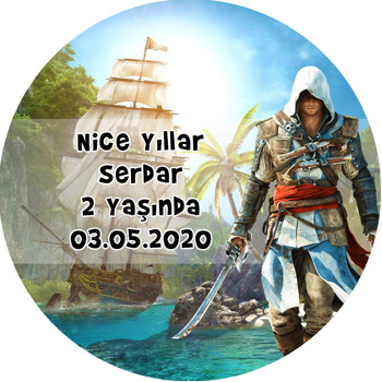 Assasins Creed Temalı Sticker