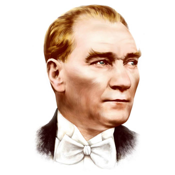 Atatürk Portresi Temalı Masa Önü Ayaklı Dekor