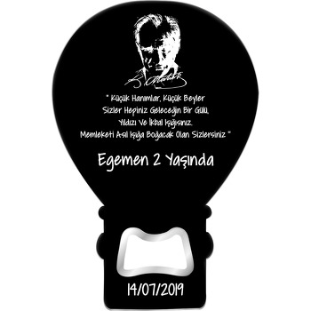 Atatürk Temalı Balon Magnet Açacak