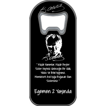 Atatürk Temalı Uzun Magnet Açacak