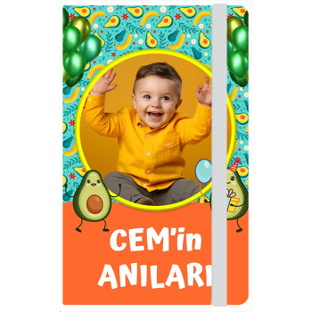 Avokado Temalı Anı Defteri