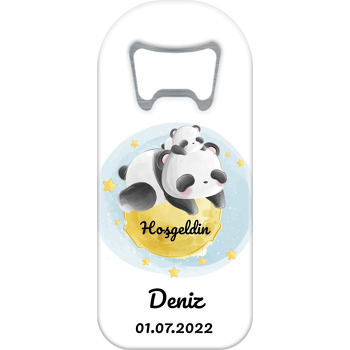 Ayda Anne ile Bebek Panda Temalı Uzun Magnet Açacak