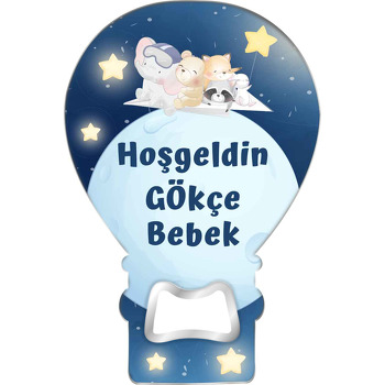 Ayda Sevimli Hayvanlar Temalı Balon Magnet Açacak