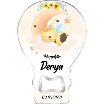 Ayda Uyuyan Arı Temalı Balon Magnet Açacak