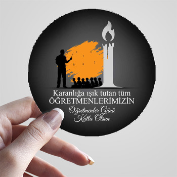 Aydınlık Saçan Öğretmenler Temalı Sticker