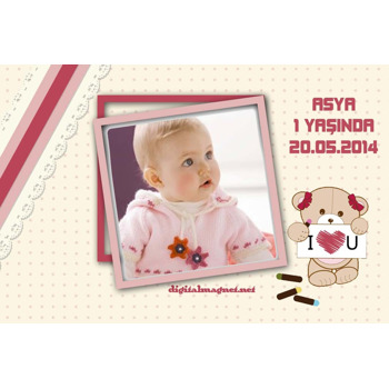 Ayı Temalı Plastik Magnet