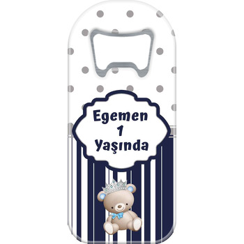 Ayıcık Erkek Temalı Uzun Magnet Açacak