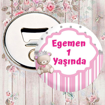 Ayıcık Kız Temalı Magnet Açacak