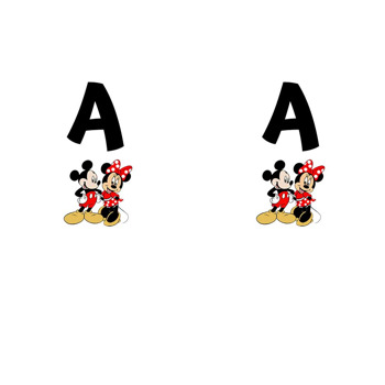 Baby Mickey ile Minnie Temalı Parti Banner