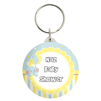 Baby Shower Fil Temalı Anahtarlık