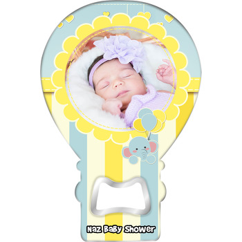 Baby Shower Fil Temalı Balon Magnet Açacak