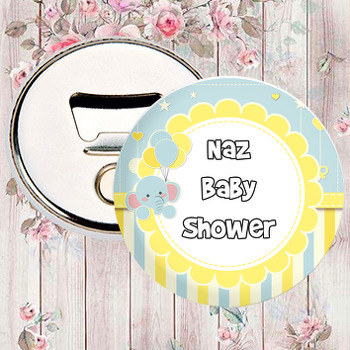 Baby Shower Fil Temalı Magnet Açacak