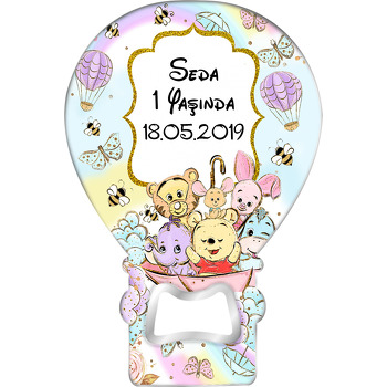 Baby Winnie The Pooh Temalı Balon Magnet Açacak