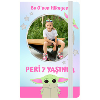 Baby Yoda Temalı Doğum Günü Anı Defteri