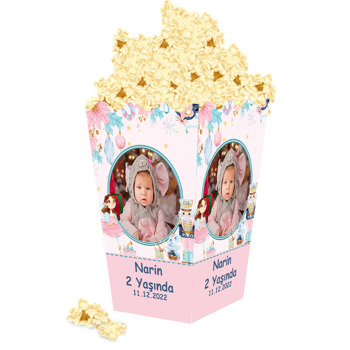 Balerin ile Fındıkkıran Asker Temalı Popcorn Kutusu