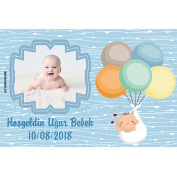 Balon baby Temalı Magnet