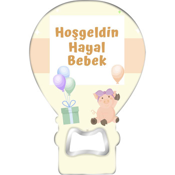 Balonlu Domuzcuk ile Sarı Temalı Balon Magnet Açacak