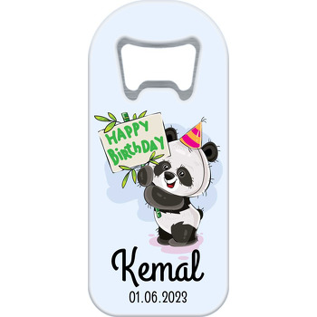 Bambu Pankartlı Panda Temalı Uzun Magnet Açacak