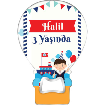 Bandırma Vapuru ile Bayram Çocuğu Temalı Balon Magnet Açacak