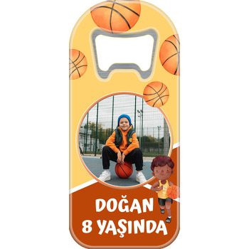 Basketbolcu Temalı Uzun Magnet Açacak