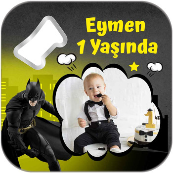 Batman ile Gotham Şehri Temalı Kare Magnet Açacak