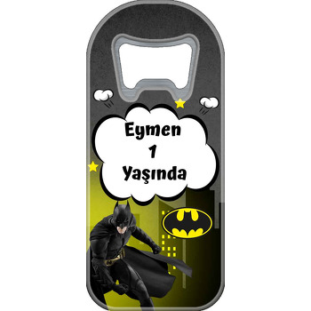 Batman ile Gotham Şehri Temalı Uzun Doğum Günü Magnet Açacak