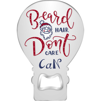 Beard Hair Dont Care Yeni Yıl Temalı Balon Magnet Açacak