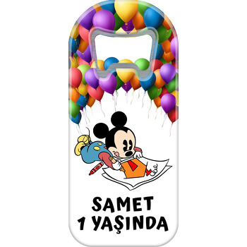 Bebek Ressam Mickey ile Balonlar Temalı Uzun Magnet Açacak