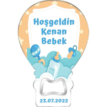 Biberon Emzik ile Marakas Temalı Balon Magnet Açacak