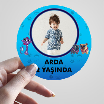 Bingo ve Rolinin Maceraları Temalı Resimli Sticker