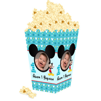 Bir Yaş Mickey MouseTemalı Popcorn Kutusu