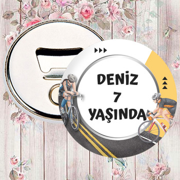 Bisikletçi Temalı Magnet Açacak