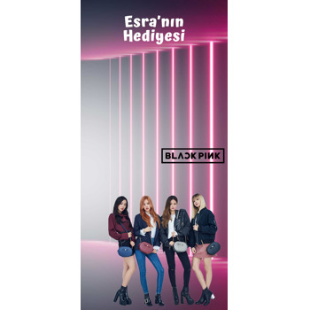 Blackpink Neon Çerçeve Temalı Hediyelik Kart