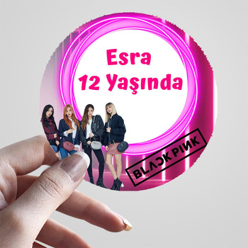 Blackpink Neon Çerçeve Temalı Sticker