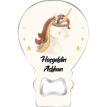 Boho Unicorn Temalı Balon Magnet Açacak